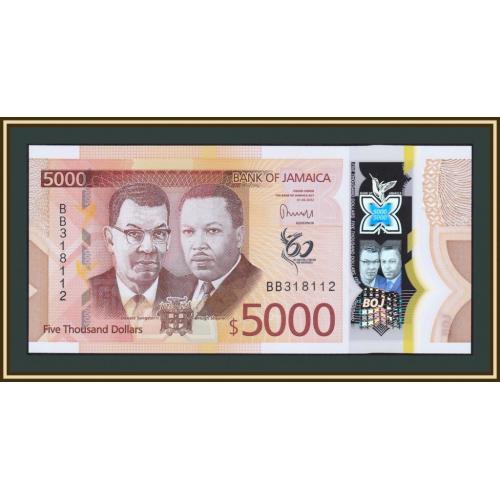Ямайка 5000 долларов 2022  P-101 UNC