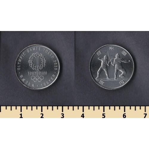 Япония 100 йен 2018