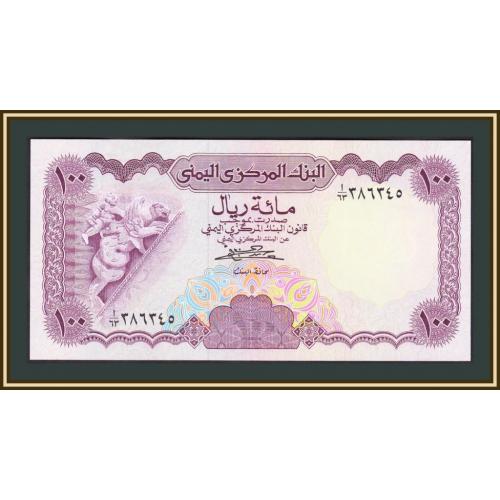 Йемен 100 риалов 1984 P-21 (21Aa) UNC