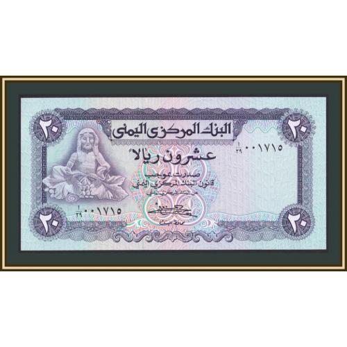 Йемен 20 риалов 1983 P-19 (19a) UNC