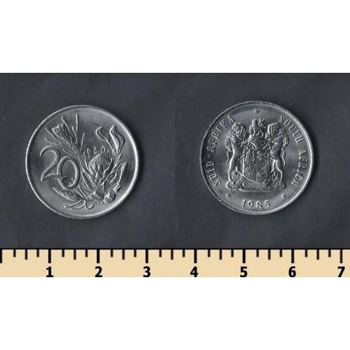 ЮАР 20 центов 1985