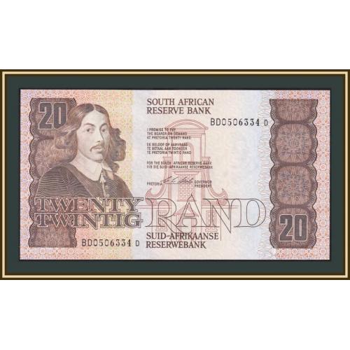 Южная Африка (ЮАР) 20 рэндов 1990-1993 P-121 (121e) UNC