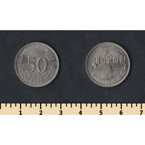 Южная Корея 50 хван 1959