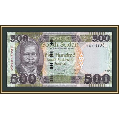 Южный Судан 500 фунтов 2023 P-16 (16d) UNC