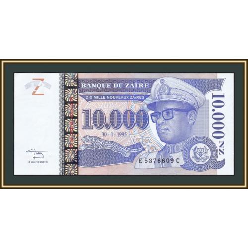 Заир 10000 новых заир 1995 P-70 (70a) a-UNC
