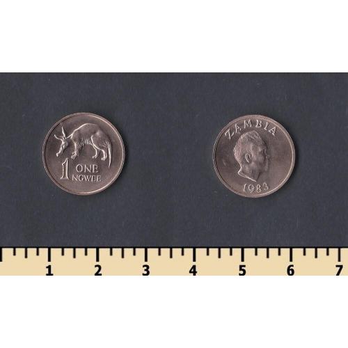 Замбия 1 нгвей 1983