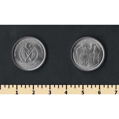 Западная Сахара 5 песет 1992