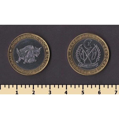 Западная Сахара 500 песет 2004