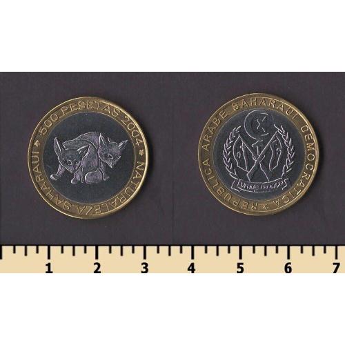 Западная Сахара 500 песет 2004