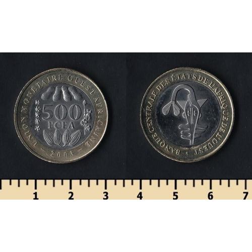 Западно-африканский валютный союз 500 франков 2003