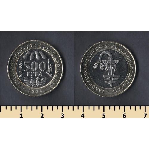 Западно-африканский валютный союз 500 франков 2005