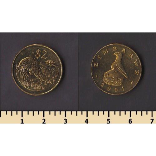 Зимбабве 2 доллара 2001