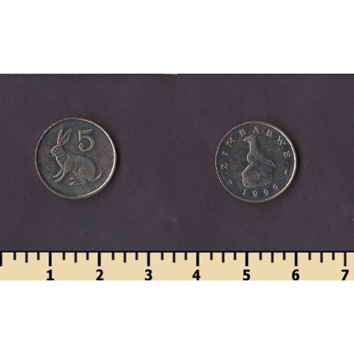 Зимбабве 5 центов 1999