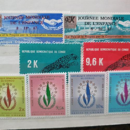 Поштові марки Конго ДР. 8м.