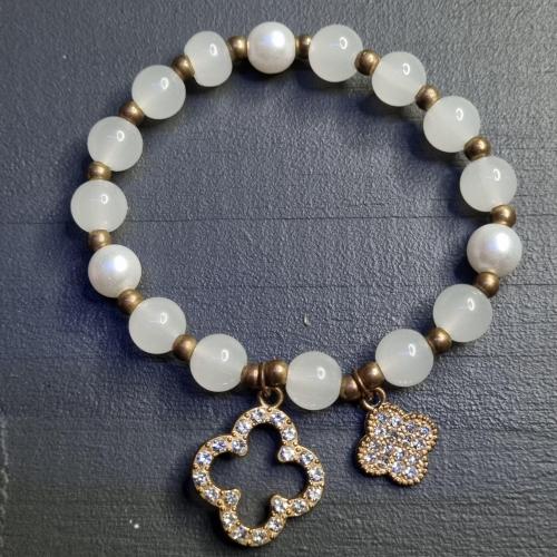 Браслет з «клевером» конюшиною