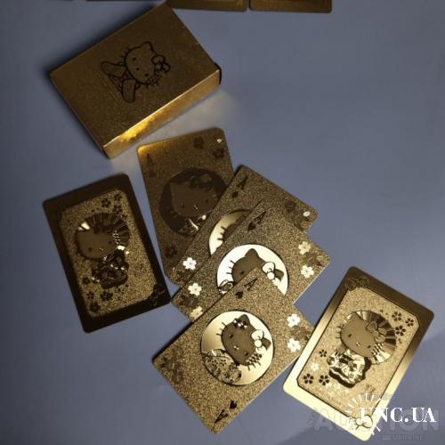 Гральні карти hello kitty gold