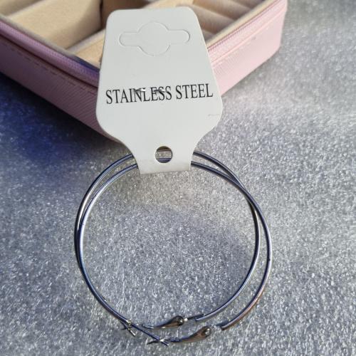 Сережки кільця з нержавіючої сталі