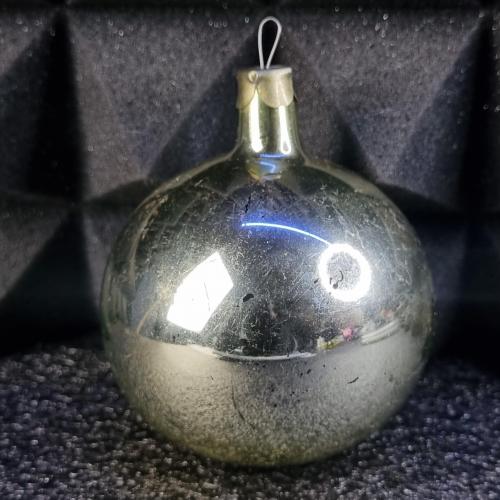 Ялинкова прикраса "Куля срібляста" СРСР