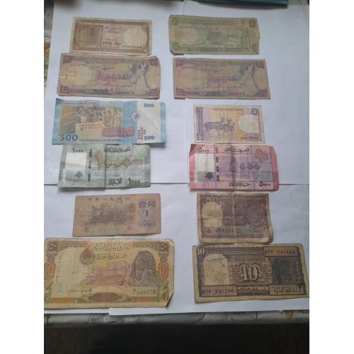 Боны разных стран( Бангладеш,Вьетнам,Сирия,Индия,Ливан)