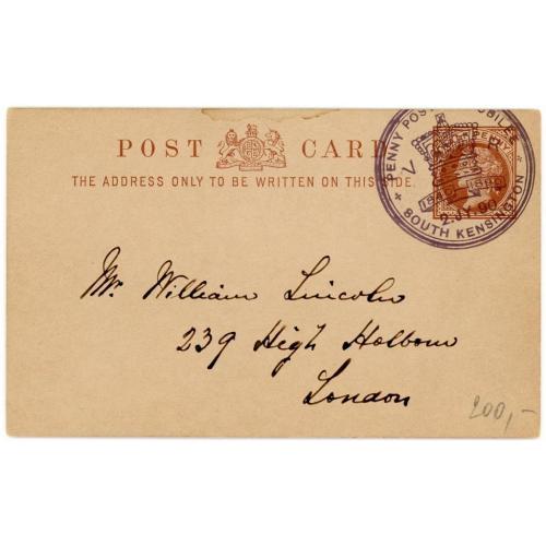 1890 Великобританія Великобритания Південний Кенсінгтон юбилей пенни
