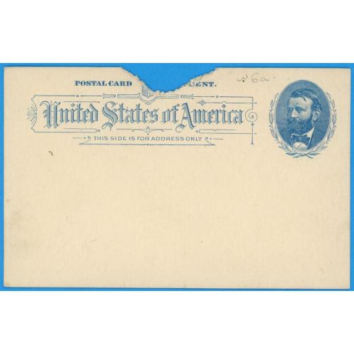 1892 СШA  листівка почтовая карточка