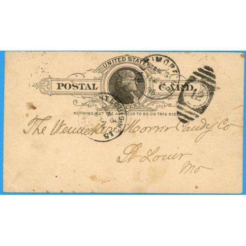 1895 США Листівка Почтовая карточка Балтімор