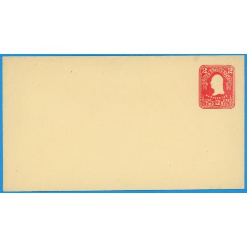 1903  США конверт Вашингтон 2 цента