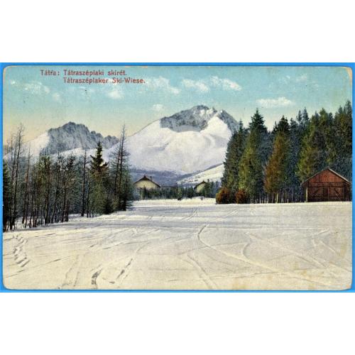 1916  Листівка открытка  Татри Татры Гори сніг Горы снег