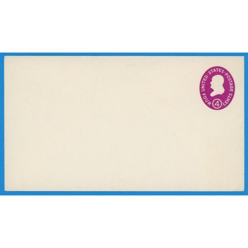 1952 США поштовий конверт чистий Франклин