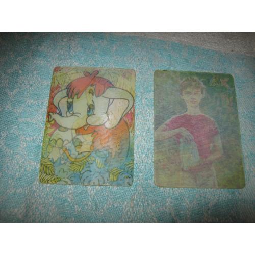 2 переливных календарика,СССР