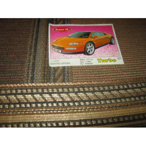 Turbo,номер 321.Silver,серебро