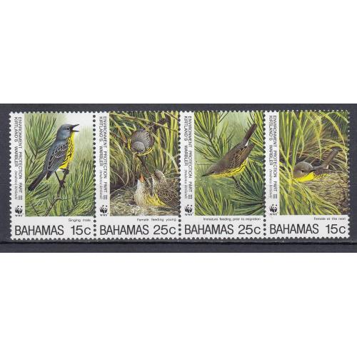 БАГАМСКИЕ ОСТРОВА. 1995 Фауна, Птицы(**)