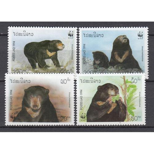 ЛАОС. 1994. Фауна, дикие животные, медведи (**)