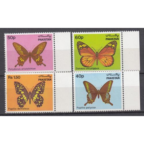 ПАКИСТАН. 1983. Фауна. Бабочки (**)