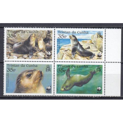 ТРИСТАН ДА КУНЬЯ. 2004 Фауна Морские животные (**)