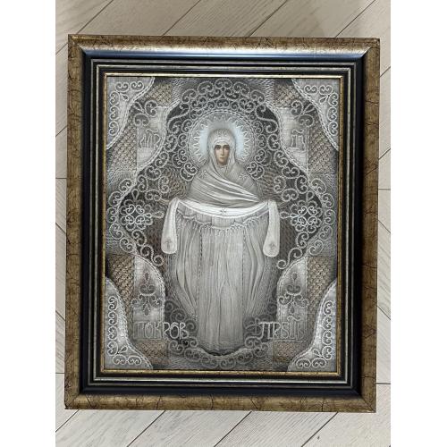 Ікона Покрова Богородиці авторства Володимира Денщикова, Народного артиста України