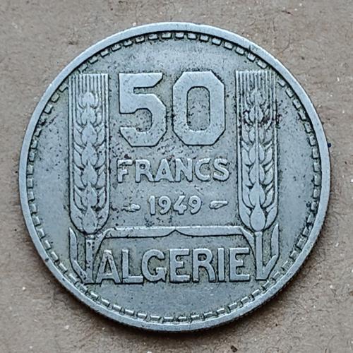 Алжир 50 франков, 1949