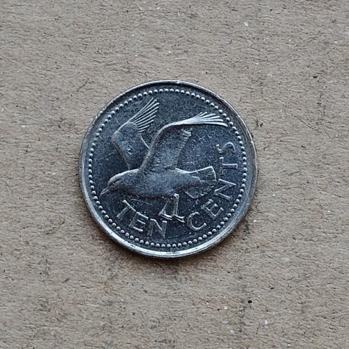 Барбадос 10 центов, 2001