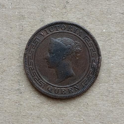 Цейлон 1 цент, 1870