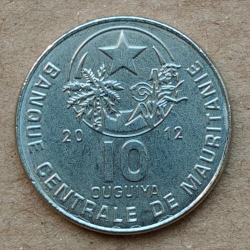 Мавритания 10 угий, 2012