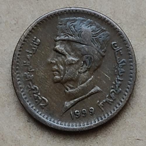 Пакистан 1 рупия, 1999