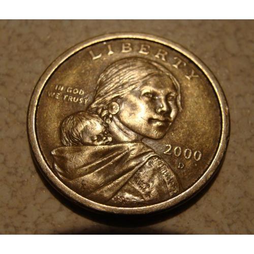 1 доллар США 2000 Сакагевея 