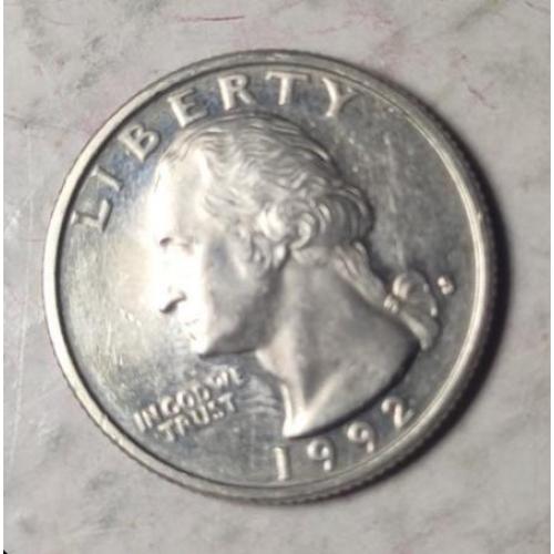 25 центов США 1992 года