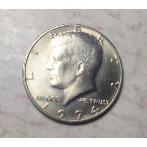 Half Dollar USA 50 центов США Кеннеди 1974