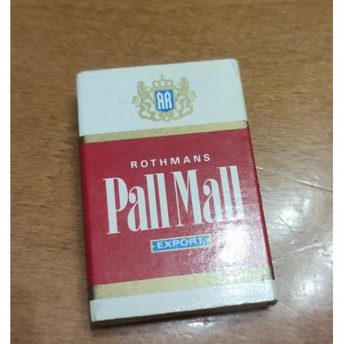Коробок спичек Pall Mall (Пэлл-Мэлл) 