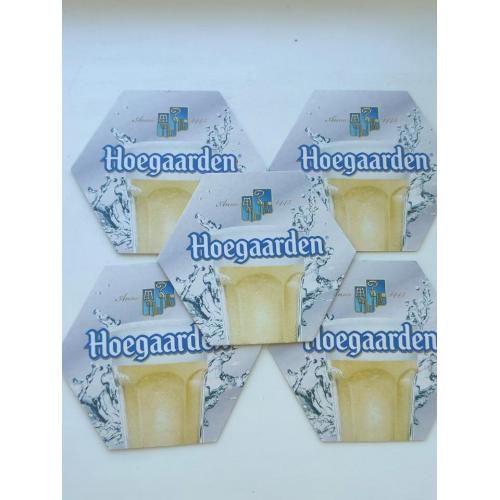 Костер (бирдекели) знаменитого бельгийского пивного бренда Hoegaarden (Хугарден)​