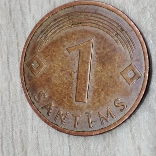 Латвия 1 сантим 2003 г.