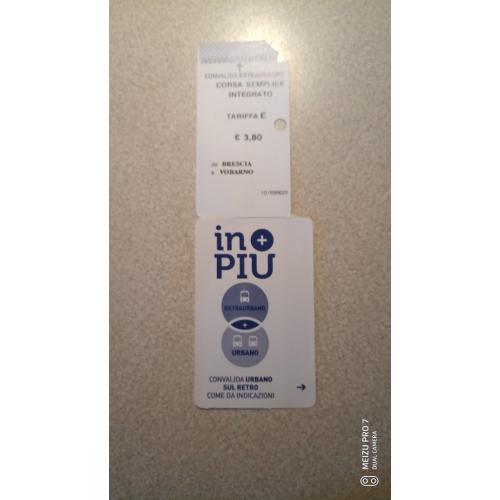 Проездной билет . Италия