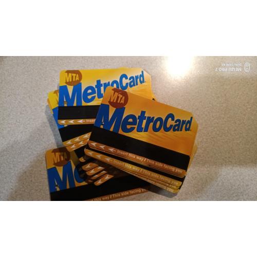 Проездной билет на проезд в метро Нью Йорка, MTA MetroCard из США Раритет