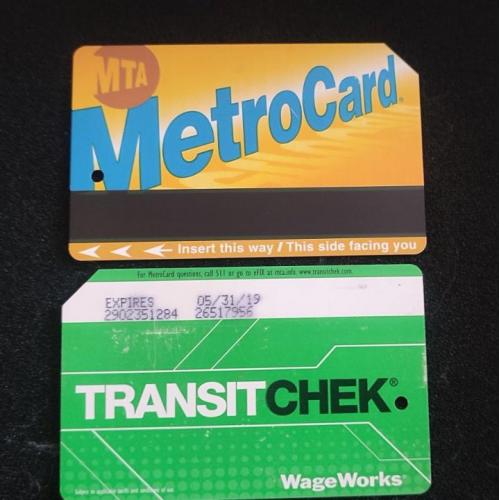 Проездной билет на проезд в метро Нью Йорка, MTA MetroCard из США Транзит